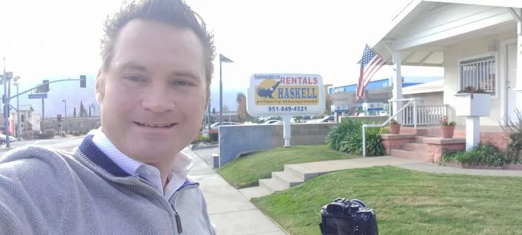 Michael Burke capturing photography for Haskell Real Estate