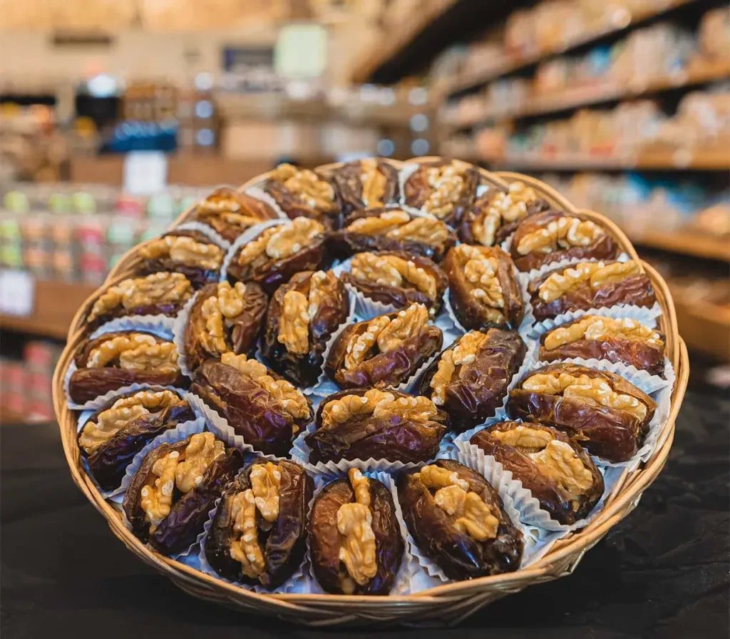 Dates product photography at Hadley Fruit Orchards