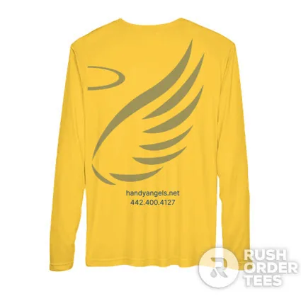 Handy Angels shirt back design