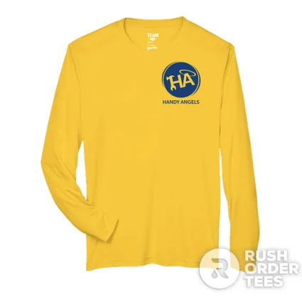 Handy Angels shirt front design